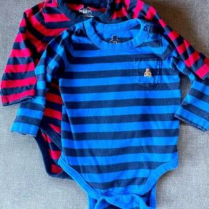 Set Longsleeve Baby GAP Striped Shirts 12-18 MOS